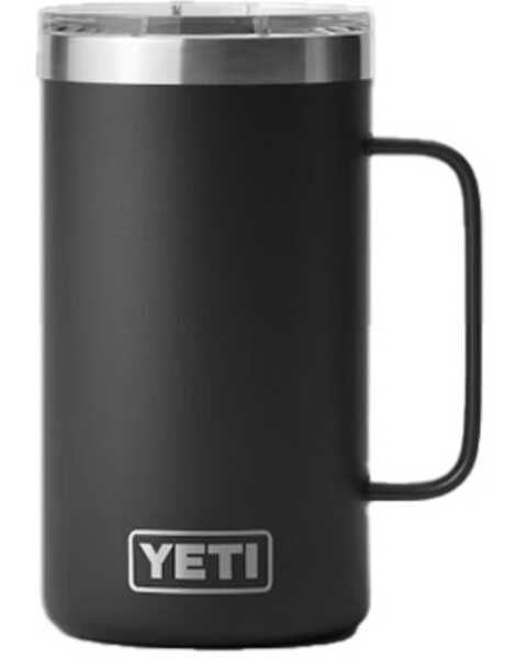 Image #1 - Yeti Rambler® 24oz Mug with MagSlider™ Lid , Black, hi-res