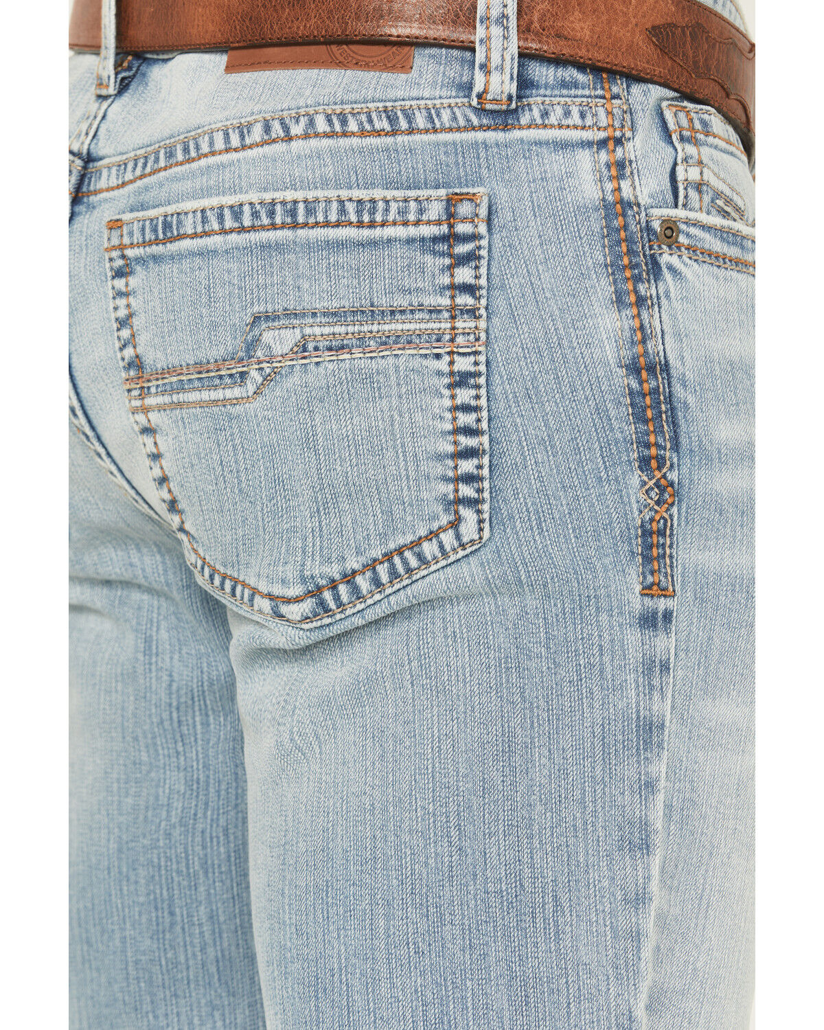 Image #4 - Cody James Men's Light Wash Cyclone Slim Straight Stretch Denim Jeans, Light Wash, hi-res
