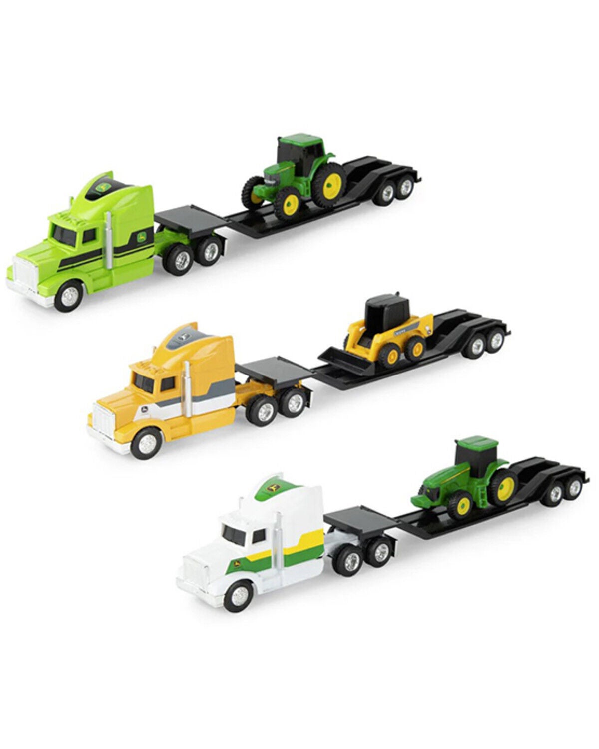Image #1 - John Deere Assorted Hauler Semi And Tractor Toy Set, No Color, hi-res