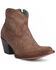 Image #1 - Corral Women's Cheetah Print Suede Booties - Round Toe, Brown, hi-res