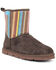 Image #1 - Superlamb Women's Argali Serape 7.5" Suede Leather Pull On Casual Boots - Round Toe, , hi-res
