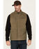 Image #1 - Lucky Brand Workwear Men's Slub Canvas Insulated Vest, Green, hi-res