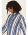 Image #2 - Wrangler Retro Women's Striped Long Sleeve Snap Western Shirt, Blue, hi-res