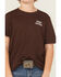 Image #3 - Cody James Boys' Southwestern Skull Short Sleeve Graphic T-Shirt, Dark Brown, hi-res