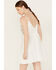 Image #4 - Angie Women's Sequins Sleeveless Slip Mini Dress, Ivory, hi-res