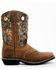 Smoky Mountain Women's Pawnee Camo Western Boots - Square Toe, Brown, hi-res
