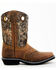Image #3 - Smoky Mountain Women's Pawnee Camo Western Boots - Square Toe, Brown, hi-res