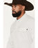 Image #2 - Rock & Roll Denim Men's Geo Print Tek Long Sleeve Snap Performance Shirt, White, hi-res