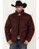 Image #1 - Ariat Men's Crius Solid Insulated Concealed Carry Jacket - Tall, Burgundy, hi-res