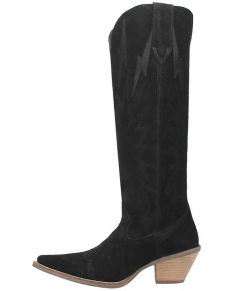 Image #3 - Dingo Women's Thunder Road Western Performance Boots - Medium Toe, Black, hi-res