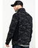 Image #2 - Hawx Men's Grey Camo Printed Reflective Soft Shell Work Jacket , , hi-res