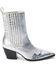 Image #2 - Matisse Women's Collins Short Boots - Pointed Toe , Silver, hi-res