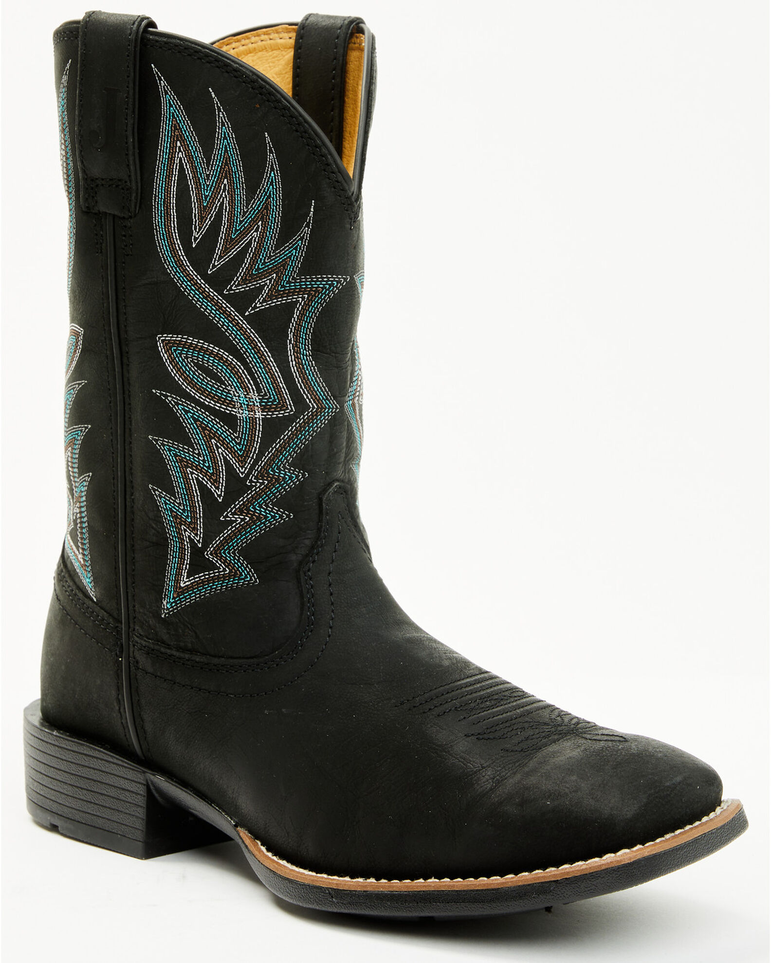 Justin Men s Zeke Performance Western Boots Broad Square Toe Sheplers