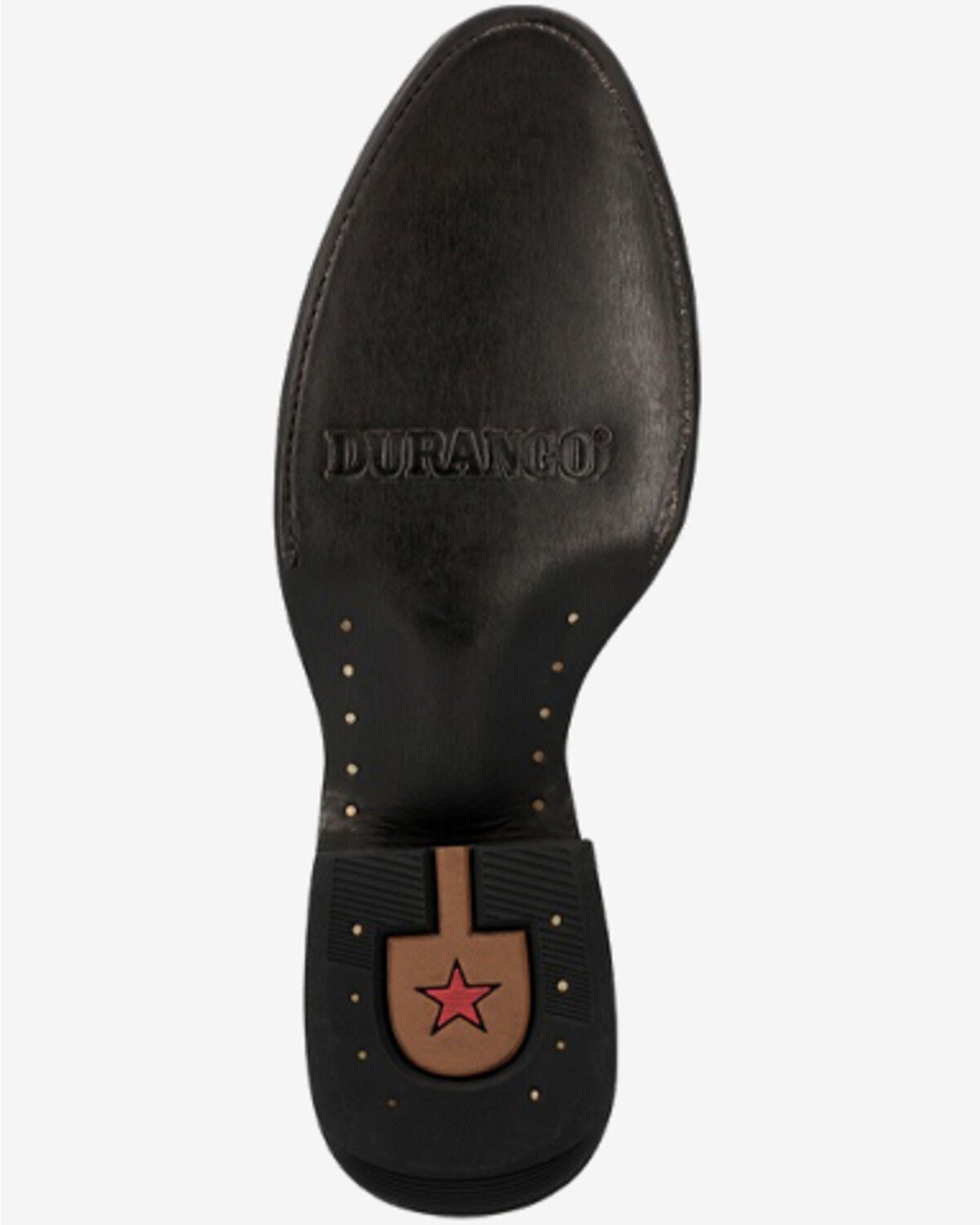 Image #7 - Durango Men's Santa Fe&trade; Roper Western Boots - Round Toe, Black, hi-res