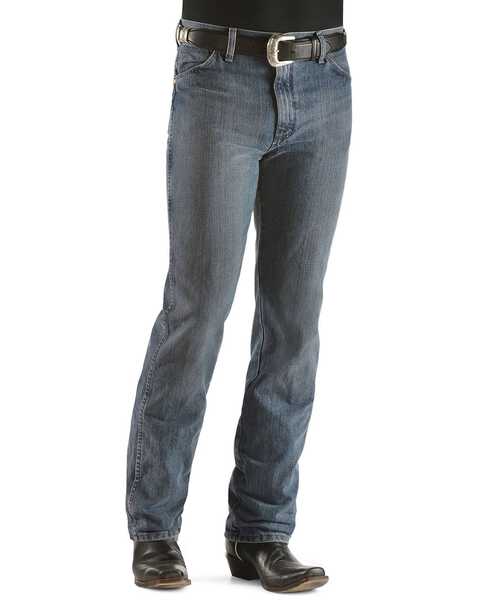 Image #2 - Wrangler 936 Cowboy Cut Slim Fit Prewashed Jeans - 38" Inseam, , hi-res