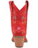 Image #5 - Dingo Women's Sugar Bug Suede Fashion Booties - Medium Toe , Red, hi-res
