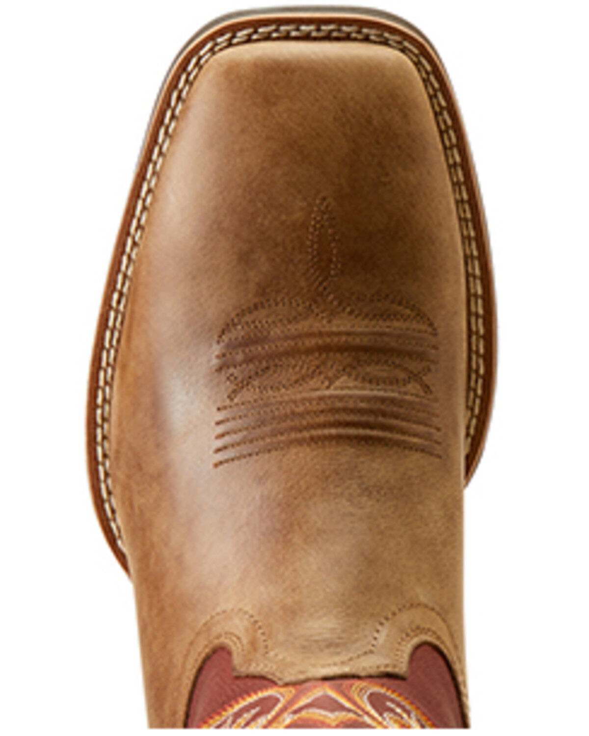 Image #4 - Ariat Men's Ricochet Western Boots - Broad Square Toe, Brown, hi-res