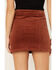 Wishlist Women's Side Button Corduroy Mini Skirt, Camel, hi-res