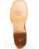 Image #7 - El Dorado Men's Exotic Ostrich Western Boots - Broad Square Toe, Brandy Brown, hi-res