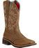 Image #1 - Ariat Women's Delilah Western Performance Boots - Broad Square Toe, Brown, hi-res