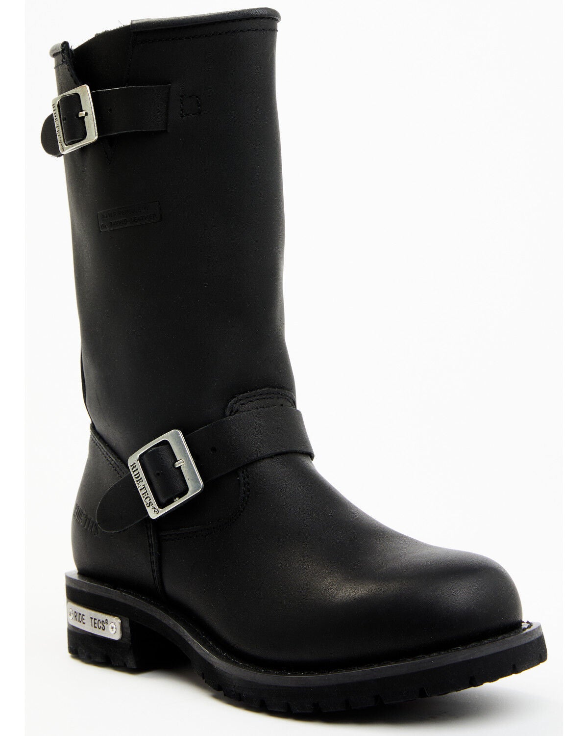 Ad Tec Men's Heavy Duty 13" Engineer Boots - Round Toe, Black, hi-res