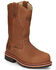 Image #1 - Chippewa Men's Thunderstruck Blonde Pull On Waterproof Nano Work Boots - Composite Toe, Lt Brown, hi-res