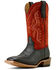 Image #2 - Ariat Men's Preston Western Boots - Broad Square Toe, Black, hi-res