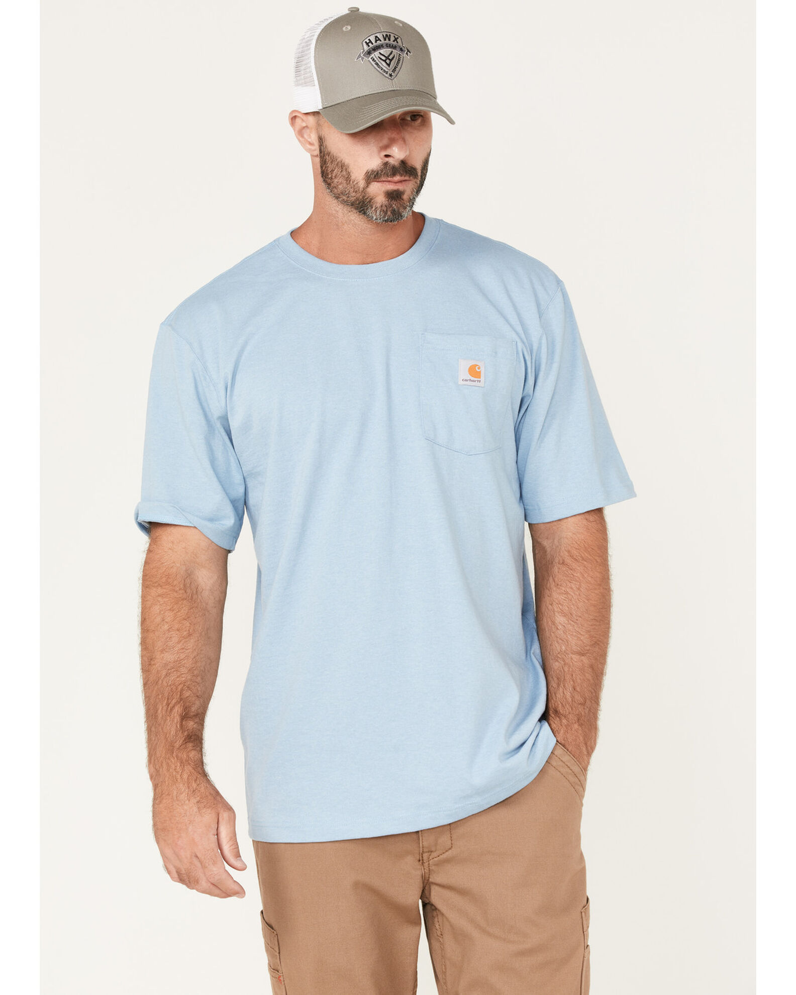 Carhartt light clearance blue t shirt