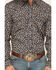 Image #3 - Cody James Men's Howdy Haven Floral Print Long Sleeve Snap Western Shirt, Blue, hi-res