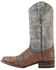 Image #3 - Ferrini Men's Ostrich Patchwork Exotic Western Boots - Broad Square Toe, Kango, hi-res