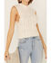 Image #2 - By Together Women's Solid Cream Sweater Tank, , hi-res
