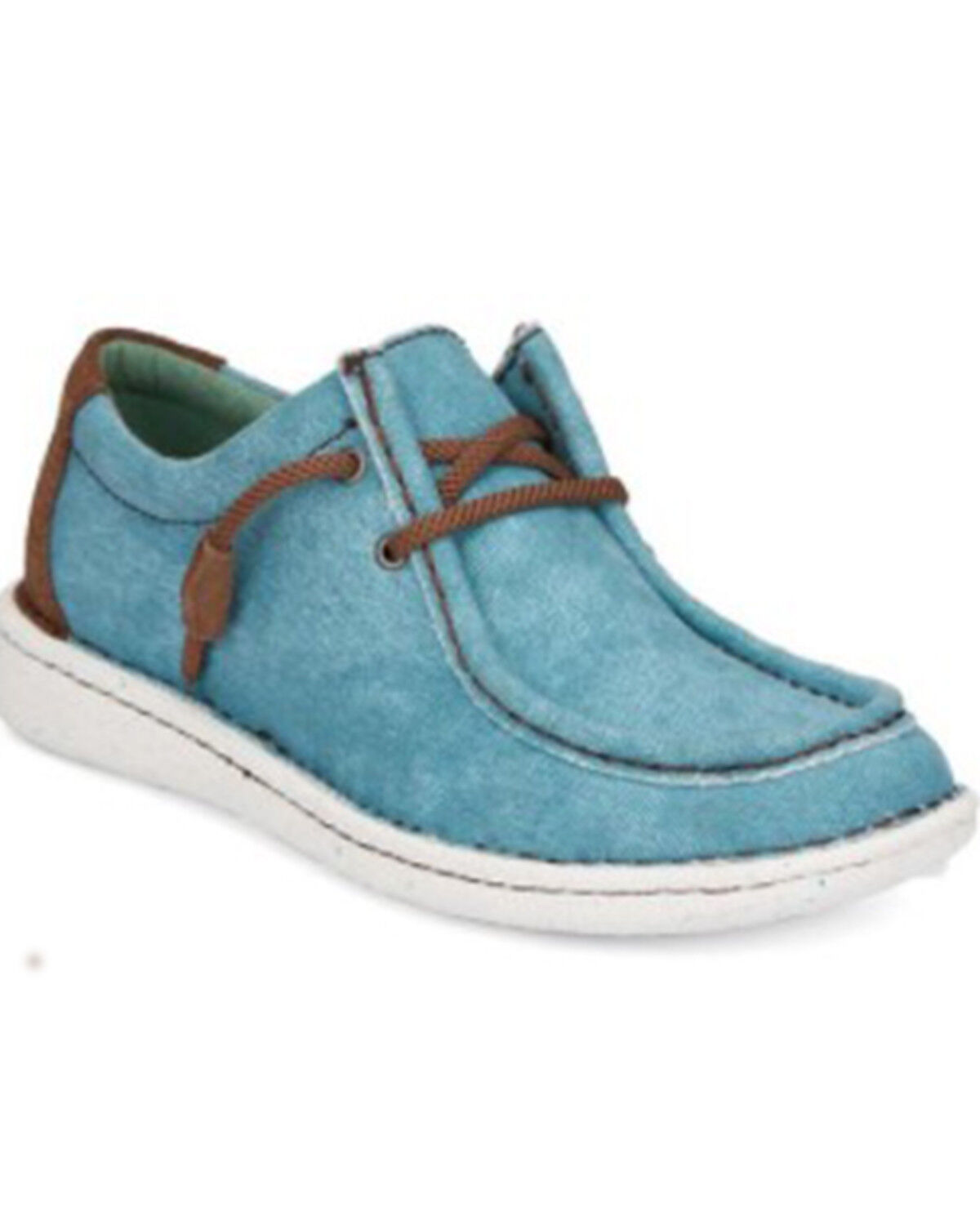 Image #1 - Justin Women's Hazer Casual Shoes - Moc Toe, Turquoise, hi-res