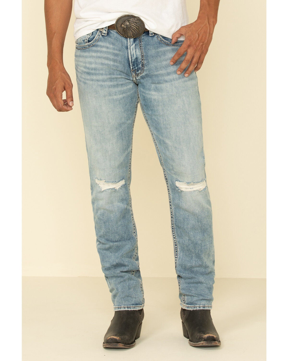 tapered jeans stretch