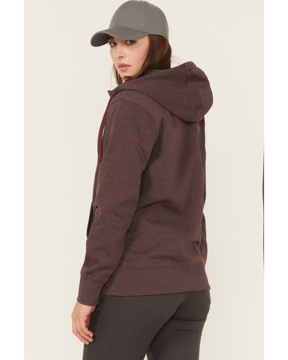 Image #2 - Ariat Women's Rebar Skill Set 1/2 Zip Pullover, Brown, hi-res