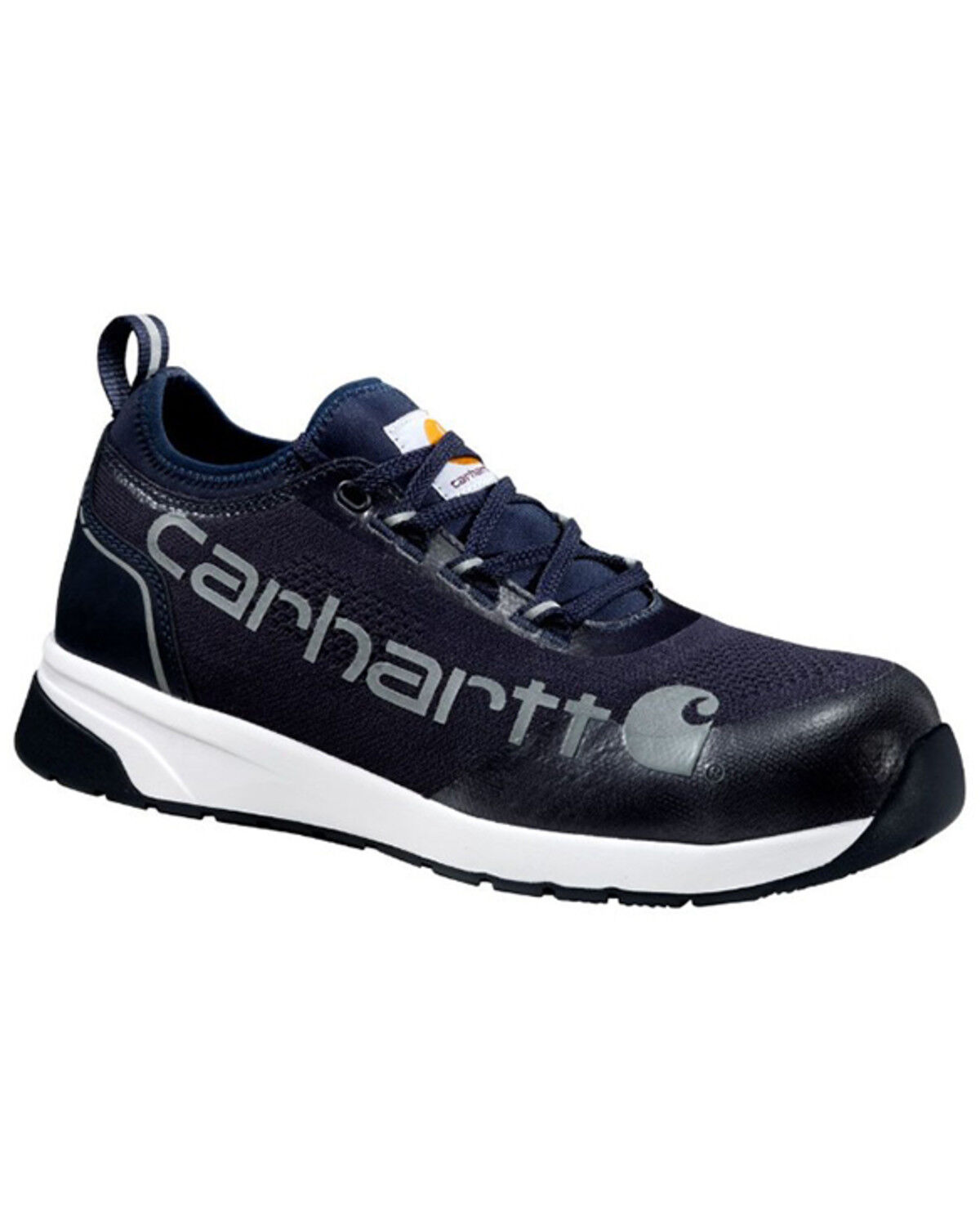 Image #1 - Carhartt Men's Force Work Shoes - Nano Composite Toe, Navy, hi-res
