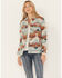 Idyllwind Women's Southwestern Print Jacquard Shacket , Stone, hi-res