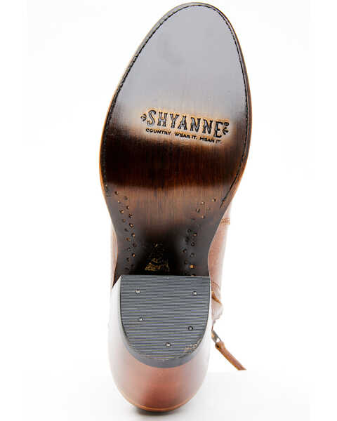 Image #7 - Shyanne Women's Tillie Fashion Booties - Round Toe, Brown, hi-res