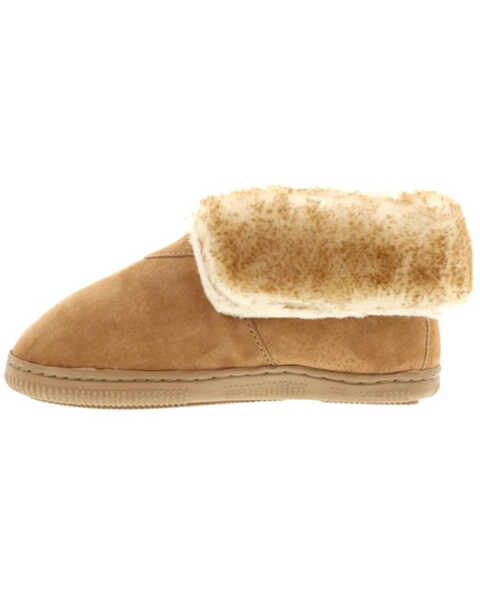 Image #3 - Lamo Footwear Girls' Faux Fur Boots , Chestnut, hi-res
