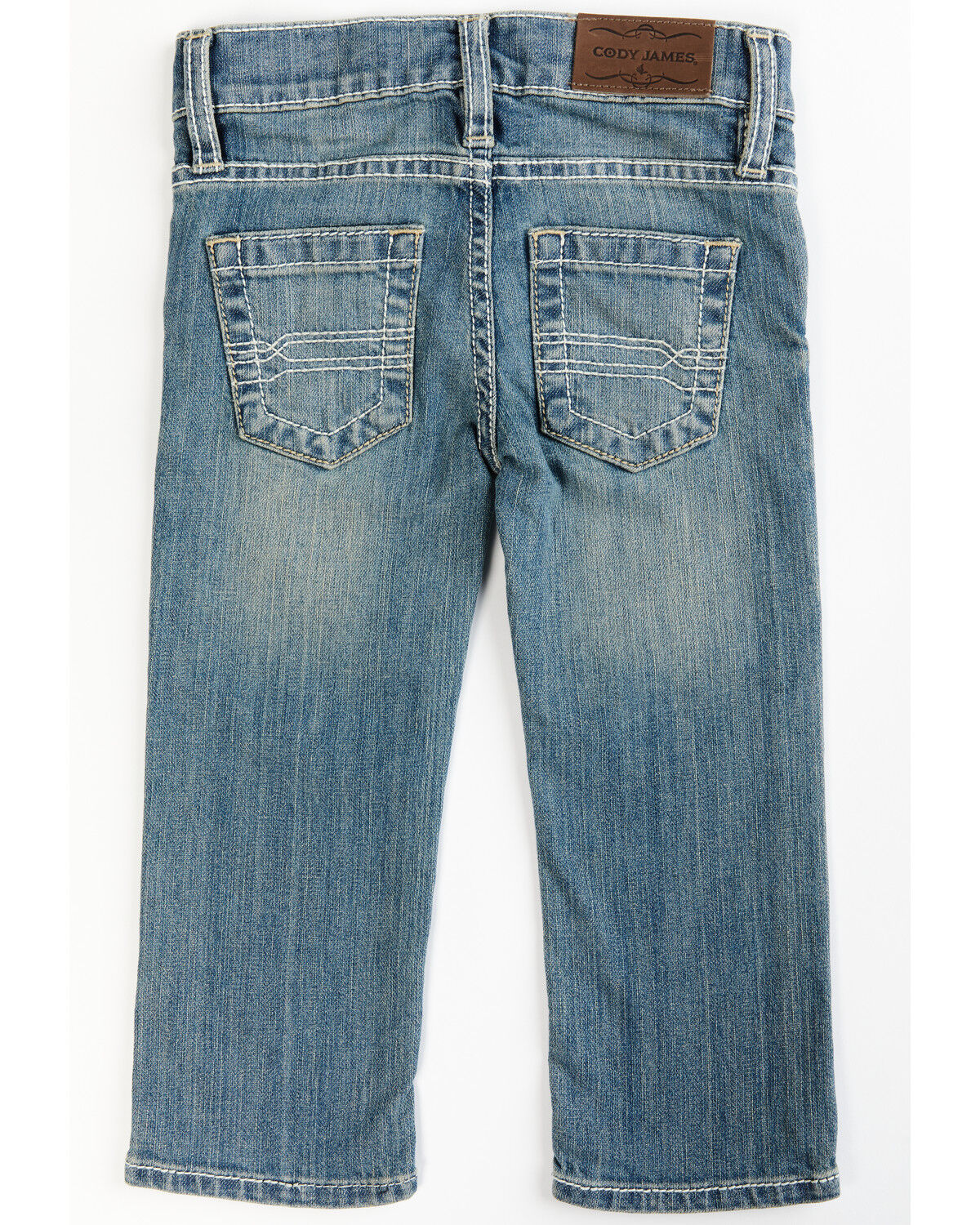 Image #3 - Cody James Toddler Boys' Clovehitch Light Wash Stretch Slim Straight Jeans, , hi-res