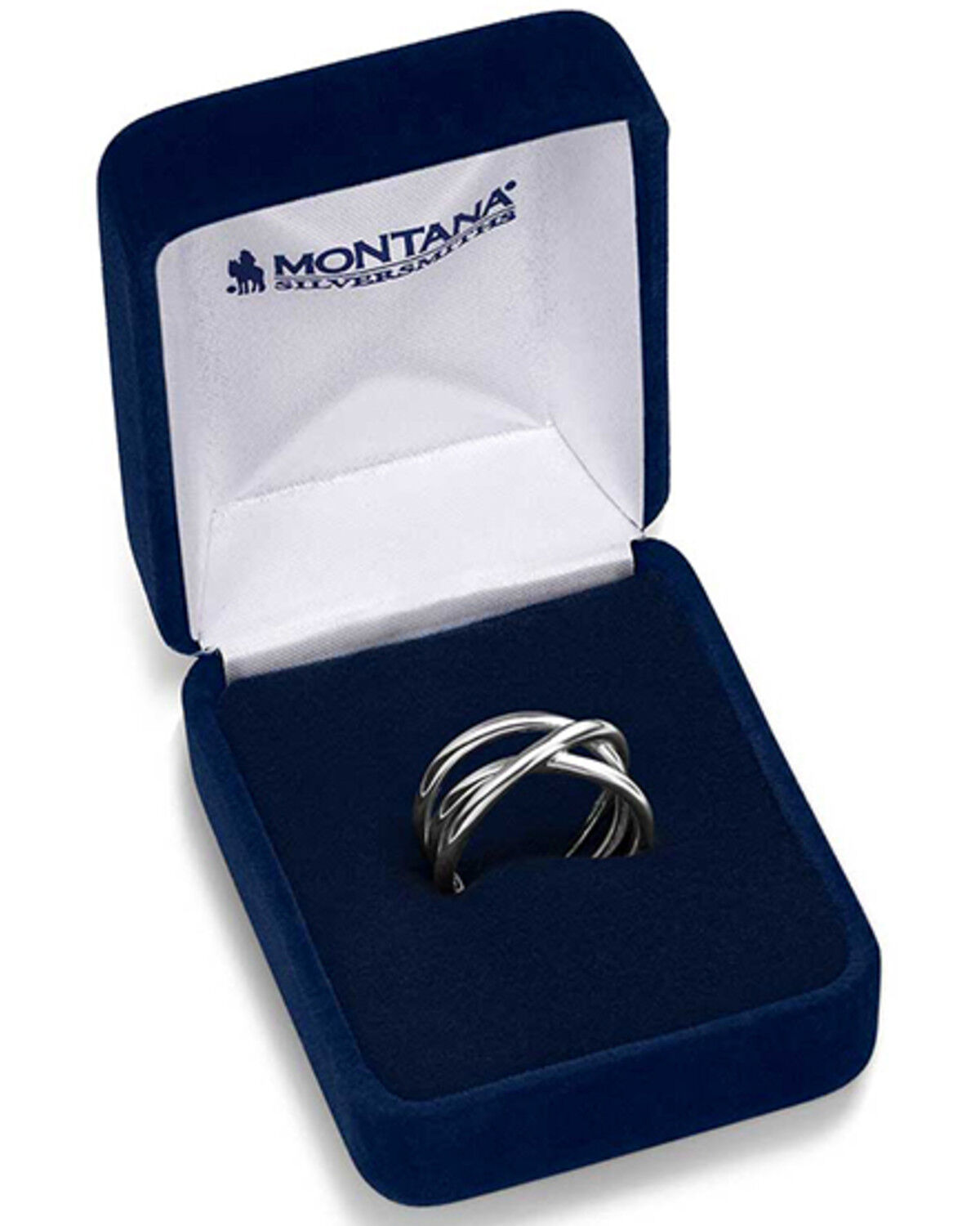 Image #3 - Montana Silversmiths Women's Wrapped In Silver Ring, Silver, hi-res