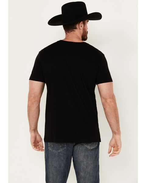 Image #4 - RANK 45® Men's Alban Western Horse Short Sleeve Graphic T-Shirt, Black, hi-res