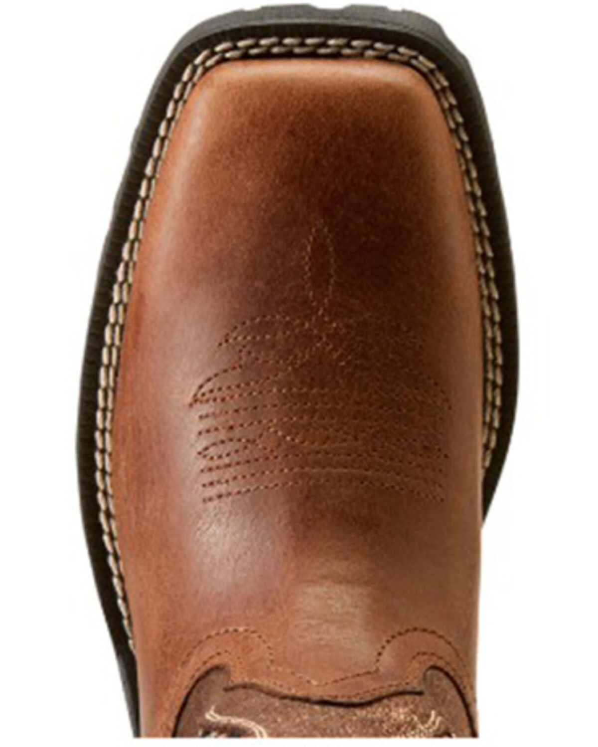 Image #4 - Ariat Women's Unbrindled Rancher VentTEK Performance Western Boots - Broad Square Toe, Brown, hi-res