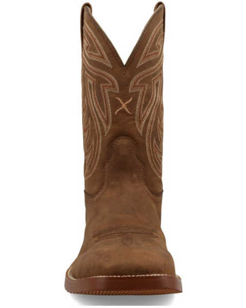 Image #4 - Twisted X Men's 11" Tech X Western Boots - Broad Square Toe , Brown, hi-res
