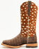 Image #3 - Ariat Women's Frontier Angelina Exotic Caiman Western Boots - Broad Square Toe, Brown, hi-res
