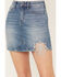 Image #2 - Idyllwind Women's Baryywood High Rise Denim Rhinestone Skirt, Medium Wash, hi-res