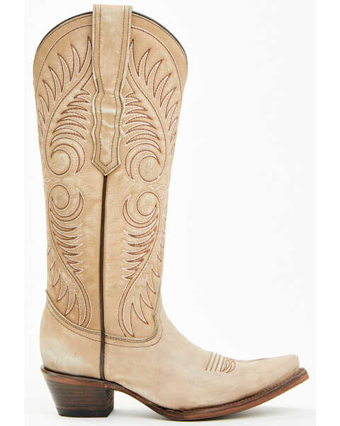Image #2 - Corral Women's Tall Western Boots - Snip Toe , Sand, hi-res