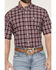 Image #3 - Cinch Men's Plaid Print Short Sleeve Button-Down Western Shirt, Purple, hi-res