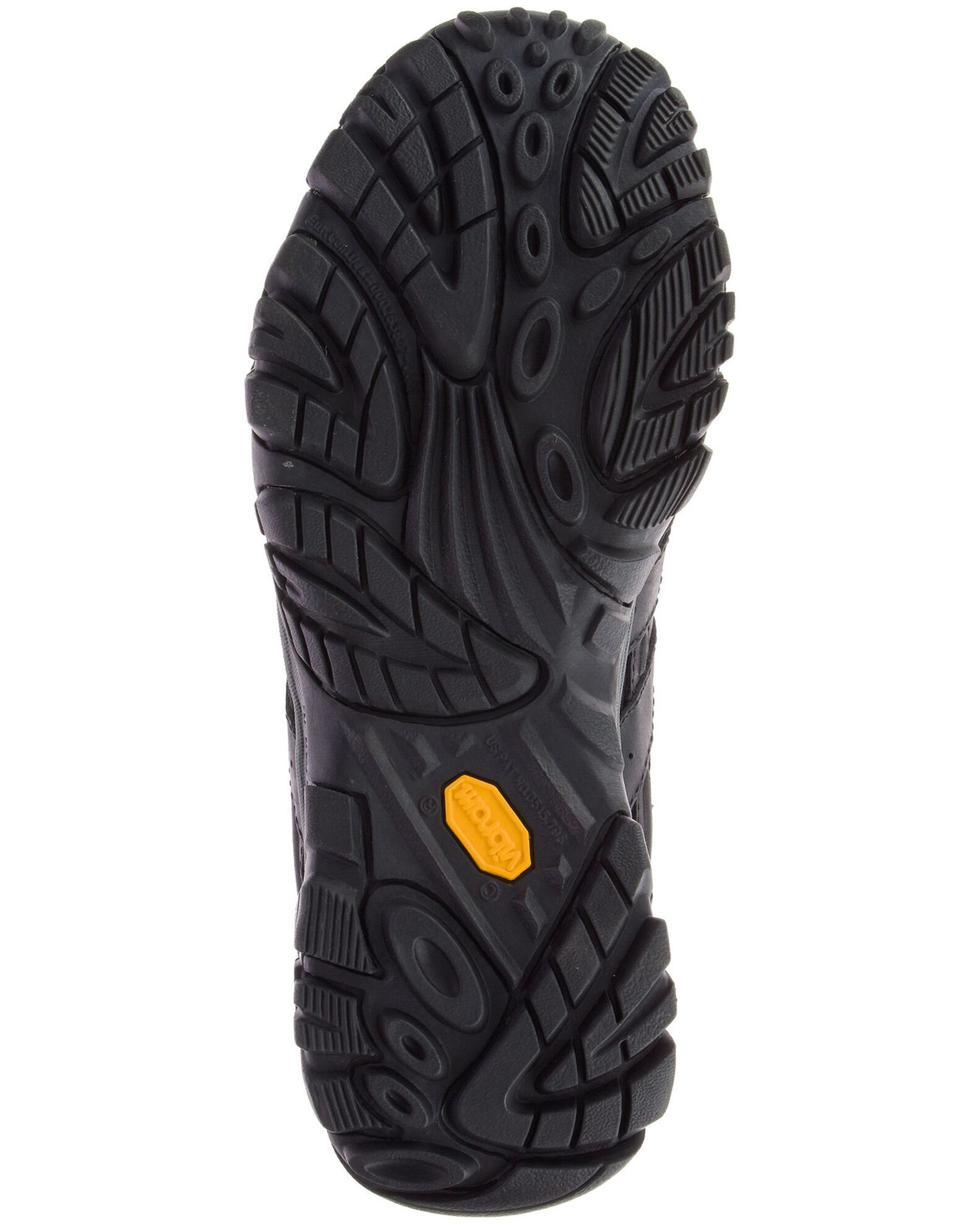 Image #6 - Merrell Men's Black MOAB 2 Prime Hiking Shoes - Soft Toe, Black, hi-res