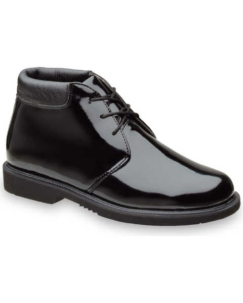 Image #1 - Thorogood Men's Poromeric Academy High Gloss Chukka Work Boots , Black, hi-res