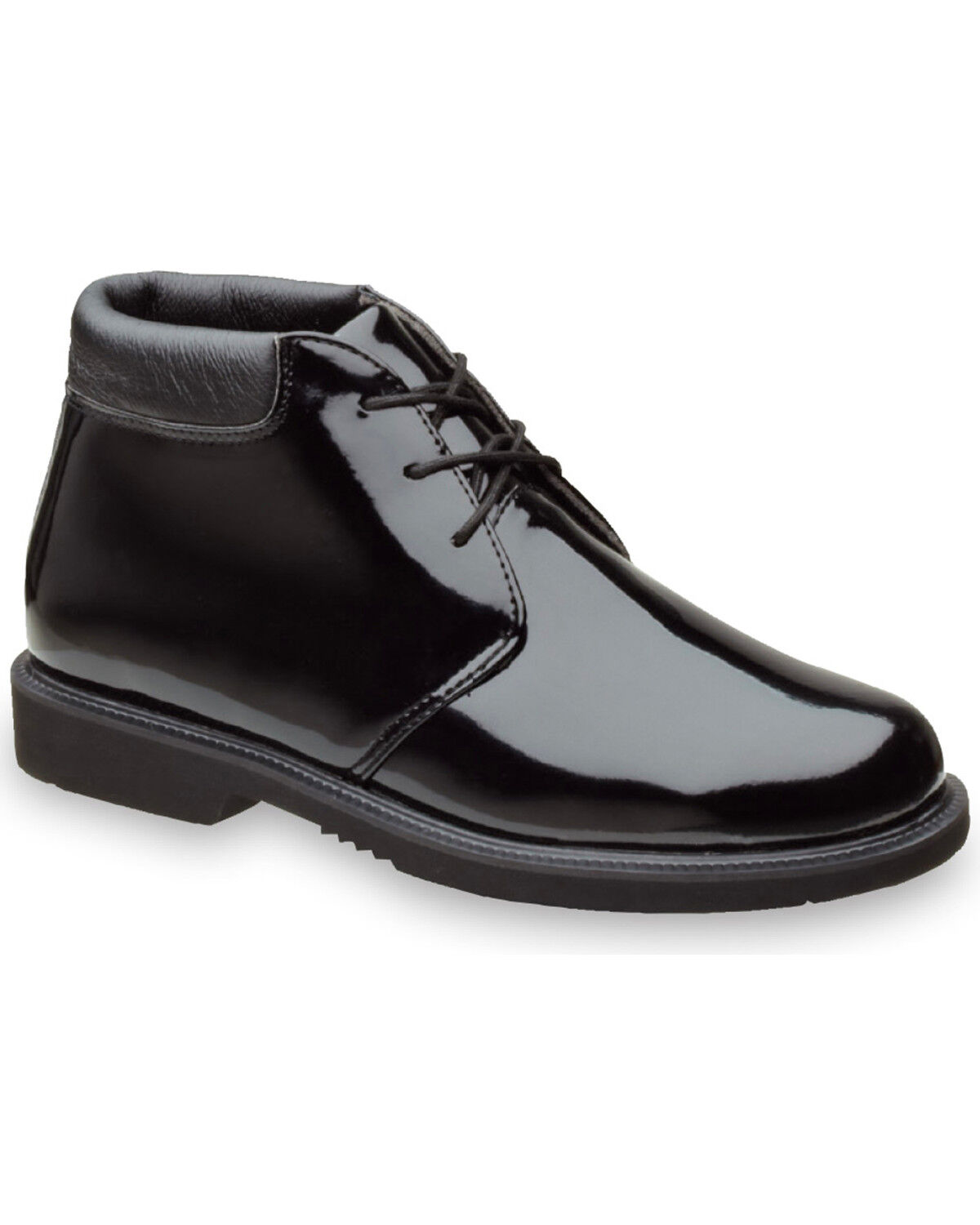 Image #1 - Thorogood Men's Poromeric Academy High Gloss Chukka Work Boots, Black, hi-res